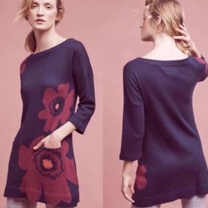 Anthropologie Field Flower XS sweater tunic